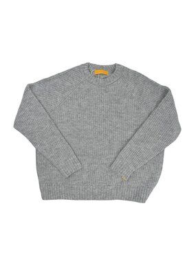 Yellow Label Co Knit Crewneck in Grey